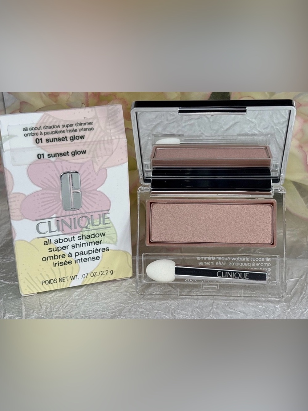 Clinique All About Shadow Super Shimmer - 01 Sunset Glow - FS NIB